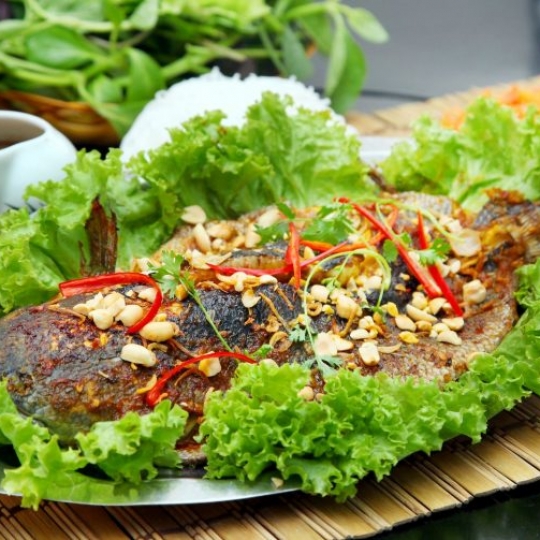 CÁ LÓC : NƯỚNG TRUI - HẤP BẦU - HẤP HÀNH