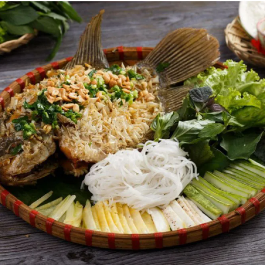  CÁ TAI TƯỢNG CHIÊN XÙ BÁNH TRÁNG